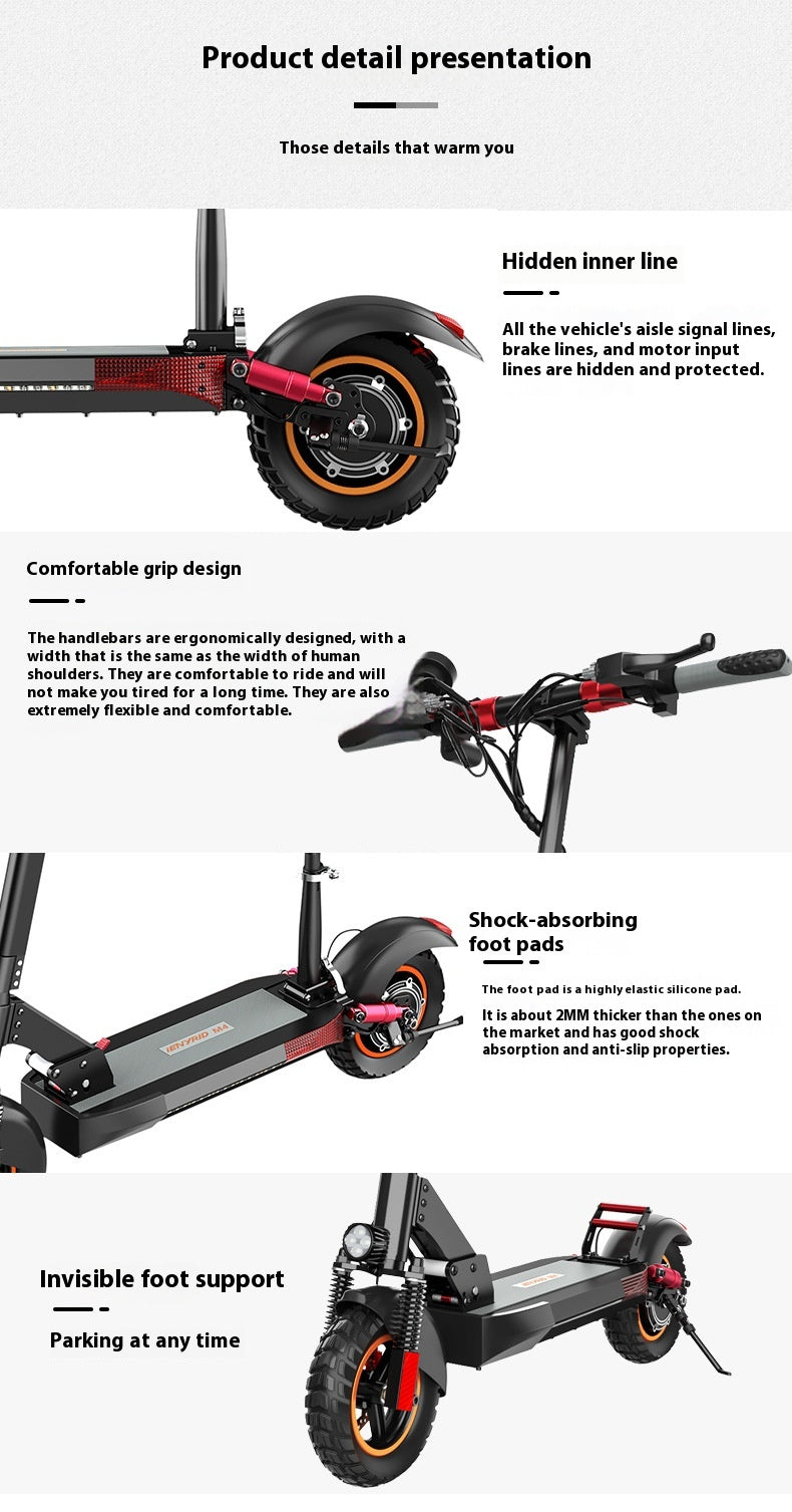 Luxenergy™ M4 –  Electric Scooter 600W / 48V / 10Ah / 30 km